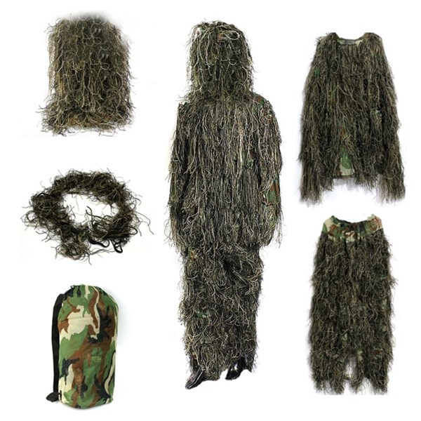 Forest green camouflage full dress