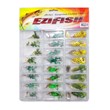Frog fishing bait with spinner model mq24