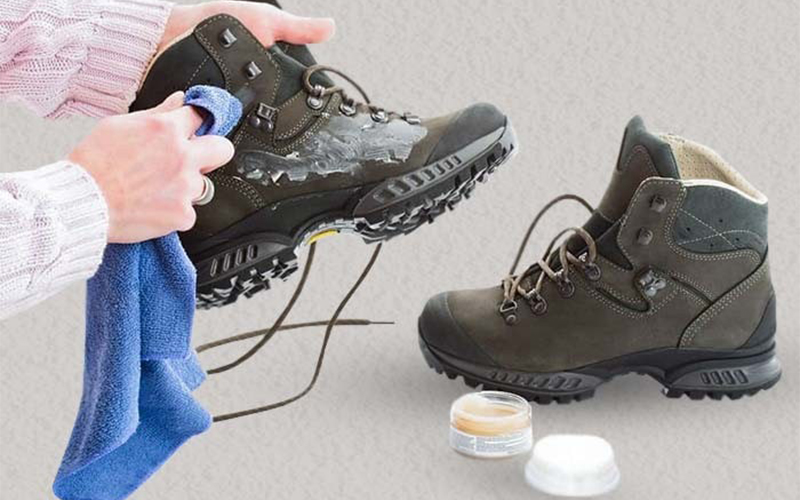 نحوه تمیز کردن کفش کوهنوردی