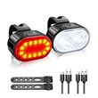 BIKE TAIL LIGHT 078 rechargeable bicycle front and rear lights