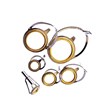 Fishing rod spare ring (guide), 2 pieces, 6 pieces